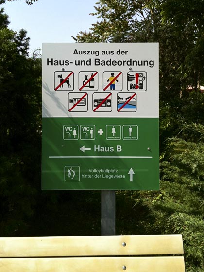 Haus- und Badeordnung