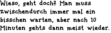Geht doch!