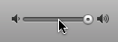 Screenshot iTunes Lautst&auml;rkeregler