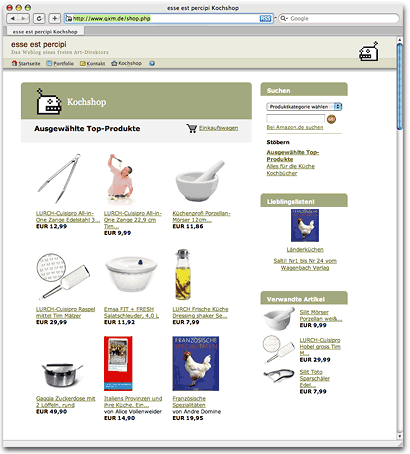 Screenshot Kochshop
