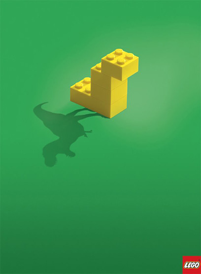 Lego-Anzeige