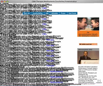 Schlechtes Webdesign