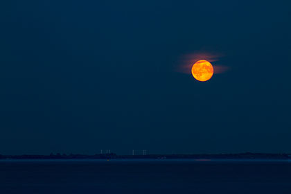 Vollmond über Fehmarn