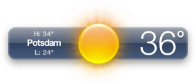 30°C in Potsdam