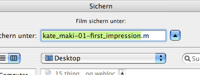 QuickTime Dateidialog