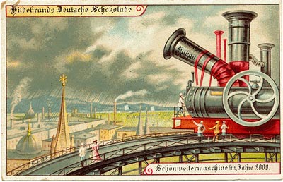 Klicken zum Vergrößern Schönwettermaschine aus dem Jahr 1900
