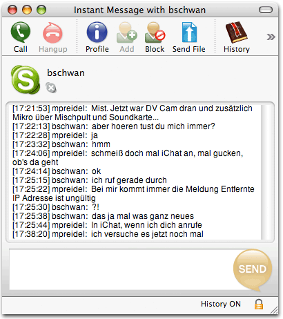 Skype Screenshot