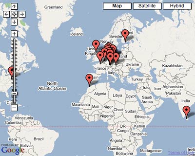 Screenshot Visitor Log für esse est percipi